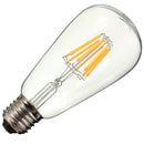 Kingso E27ST648WWarm White Vintage Edsion Non-dimmable LED COB Light Bulb AC85-265V