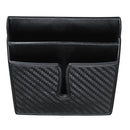Two Deck Design Car Air Vent Storage Box Organizer Catcher Box Phone Holder Black