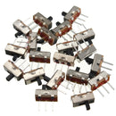 200pcs SS12D00G3 2 Position SPDT 1P2T 3 Pin PCB Panel Mini Vertical Slide Toggle Switch