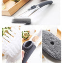 Automatic Liquid-filled Sponge Dishwashing Cleaning Brush Handle Pot + 3 Brush Head