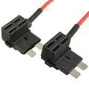 2pcs DC12V Fuse Holder Circuit Box Blade Standard Motorcycle Car ACU Without Fuses