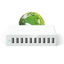 Bakeey 10A 50W Multi-port Smart Phone EU USB Charger Adapter For HUAWEI P30 XIAOMI MI9 S10 S10+
