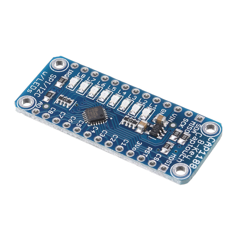 CAP1188 8 Key Capacitive Touch Sensor Module SPI I2C Captouch LED 8 Button Key 3V-5V