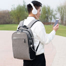IPRee 18L Backpack 16inch Laptop Bag USB Charging Headphone Jack Shoulder Bag Anti-theft Luminous School Bag