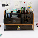 3 Colors Creative Pencil Pen Holder Storage Box Rack Desk Stationery Density Plate Multifunctional Home/Office Desktop Organizer