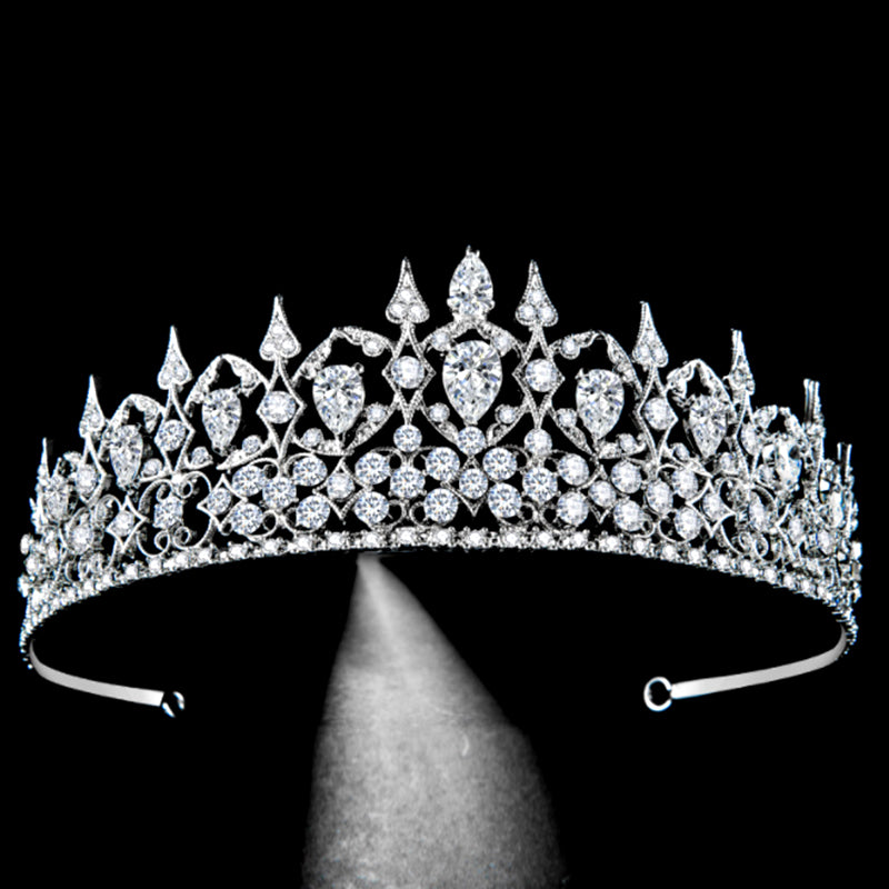 Wedding Prom Jewelry Pageant Crown Headband Crystal Rhinestone Princess Tiara Bridal Headband
