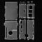 DIY Clear Acrylic Case Box Shell With Screw For 3.5 Inch TFT Screen And Raspberry Pi