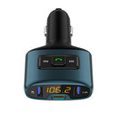 Bakeey 18W PD Dual USB bluetooth Intelligent Digital Display Fast Charging FM Transmitter Car Charger Hands Free Call MP3 Player For iPhone 8 Plus XS 11Pro Huawei P30 Mate 30 5G