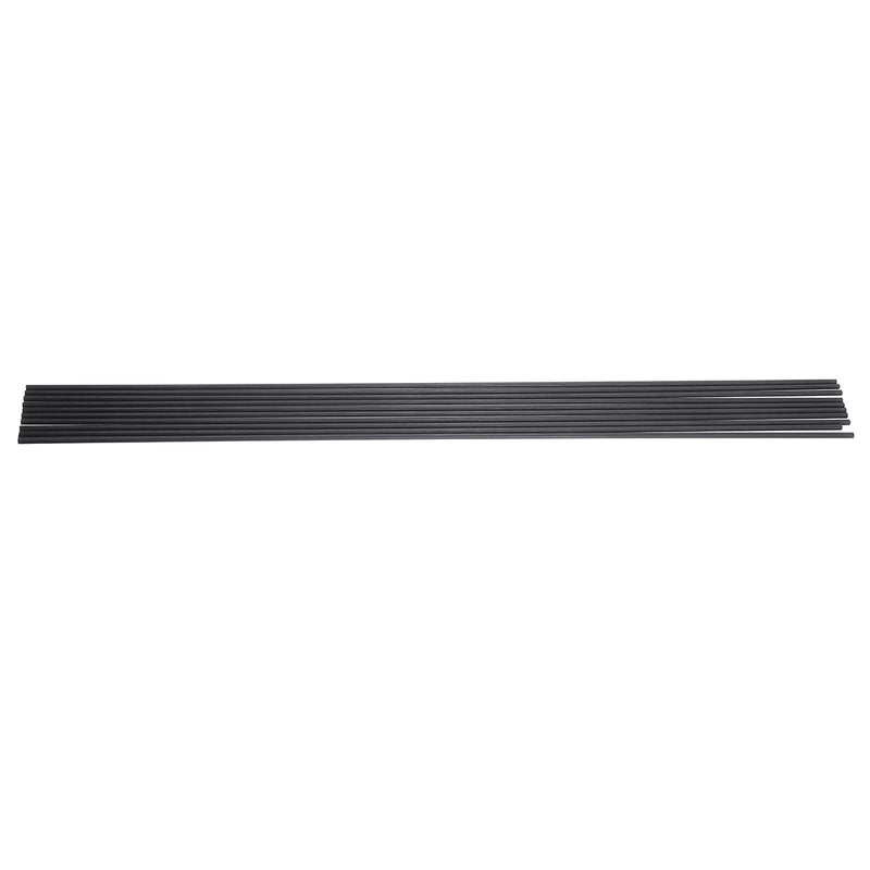 10Pcs/Set 400mm Round Carbon Fiber Tube Pure Carbon Hollow Pipe Roll Wrapped Matt Surface for RC Airplane DIY Tool