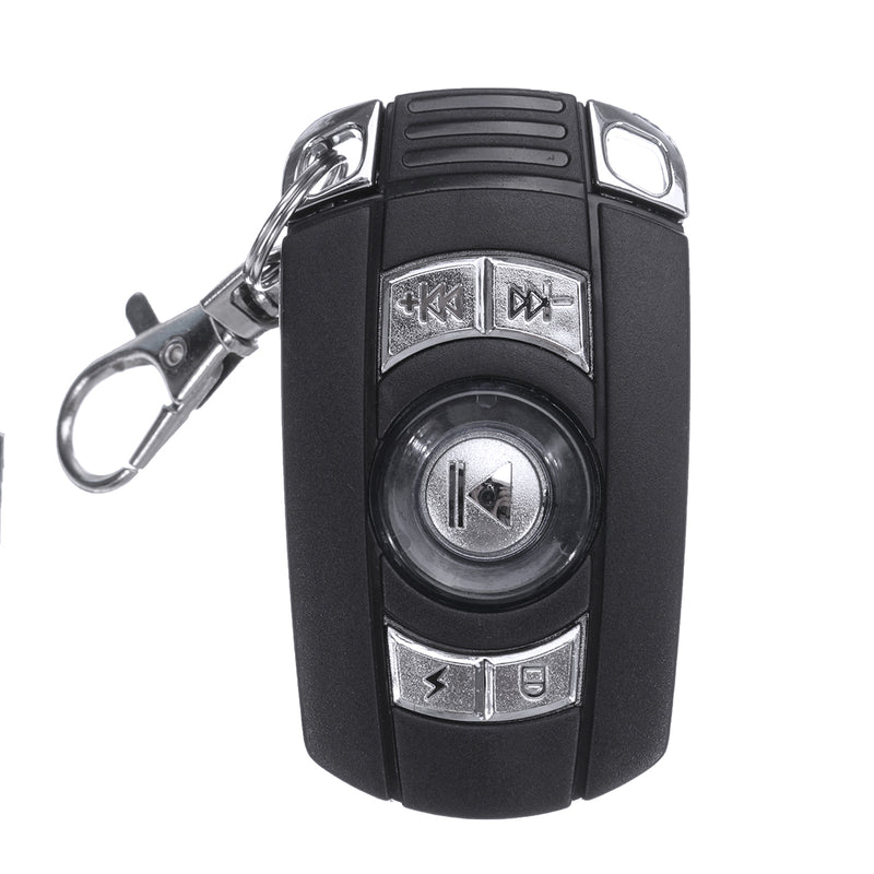 4inch Motorcycle Audio Remote Sound System bluetooth SD USB MP3 FM Radio w/ LED light
