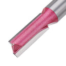 Tideway 1/2 Inch Shank Extended Router Bit Straight Dual Edged Cutter Engraving Milling Cutter