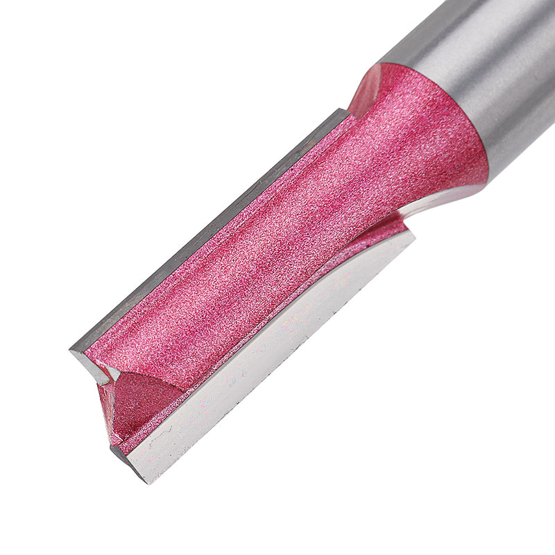 Tideway 1/2 Inch Shank Extended Router Bit Straight Dual Edged Cutter Engraving Milling Cutter