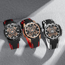 RUIMAS 547 Sport Men Watch 3D Multi-layered Surface Waterproof Luminous Display Quartz Watch