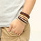 Trendy Wrap Bracelet Multilayer Bead Chain Jewelry Gift Men Bracelet