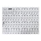 Music Keyboard Stickers & Piano Stickers 61 KEY SET Removable White Laminated Stickers