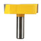 1/2 Inch Shank 2-1/4 Inch Diameter Bottom Cleaning Router Bit Woodworking Milling Cutter