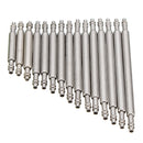 20Pcs Stainless Steel Watch Band Spring Bars Strap Link Pins 10-23mm Repair Kit