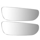 2pcs Slim Car Rear View Blind Spot Mirror 360 Rotating Convex Wide Angle Glass Mirror