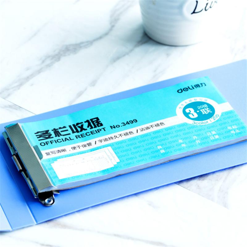 XIAOMI Ecosystem Deli 5354 1PCS Bill File Folder Financial Bill Collector A5 Paper Document Folder PP Material Small File Folder Office School Supplies