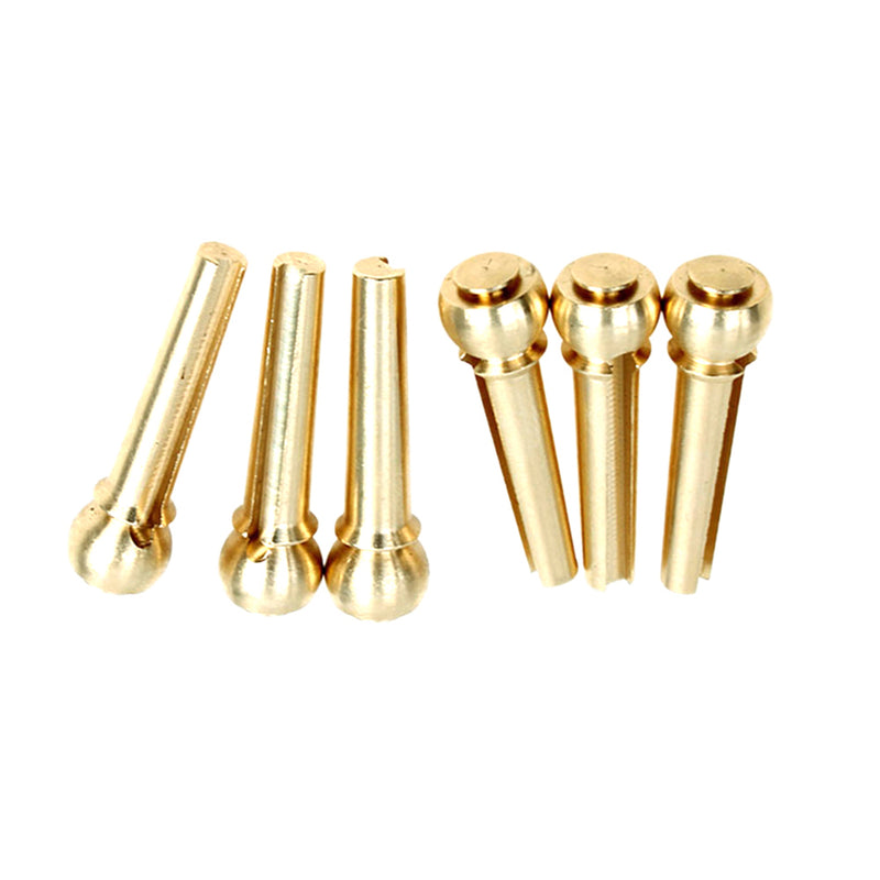 Flanger Cupreous Brass Guitar Bridge Pins Set Guitar Instrument Parts