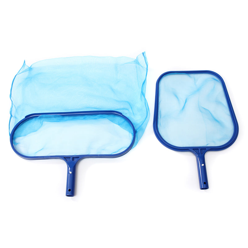 2pcs Cleaning Net Set Leaf Skimmer Rake Tub Pond Surface Leaf Skimmer Net Cleaning Head