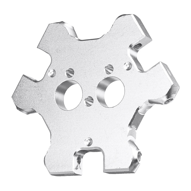 Aluminum Alloy M4 Delta Kossel Fisheye Effector 4mm Hammock Hanging Station For Dual Nozzle Extruder 3D Printer Part