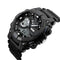 SKMEI 1228 Dual Display Multifunction Digital Quartz 50M Waterproof Chronograph LED Watch