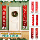 Merry Christmas Porch Banner Christmas Outdoor Decorations For Home Hanging