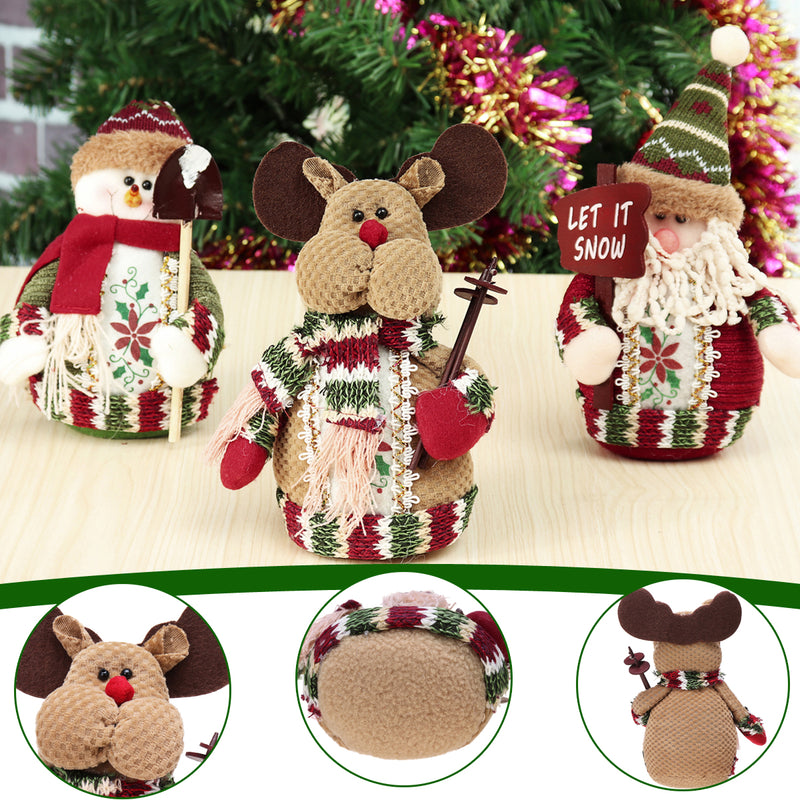 Old Man Snowman Elk Table Christmas Ornament Party Decor Gift Home Decorations