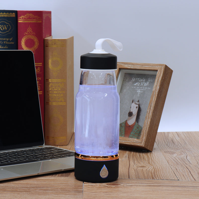 USB Rechargeable Portable Hidrogen Rich Water Bottle Lower Blood Sugar Ionizer Maker Cup