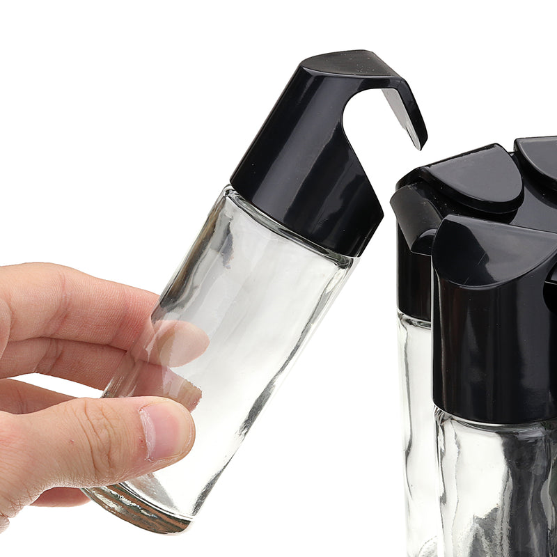 8 Jars Rotating Spice Rack Carousel Kitchen Storage Container Holder Revolving Herbs