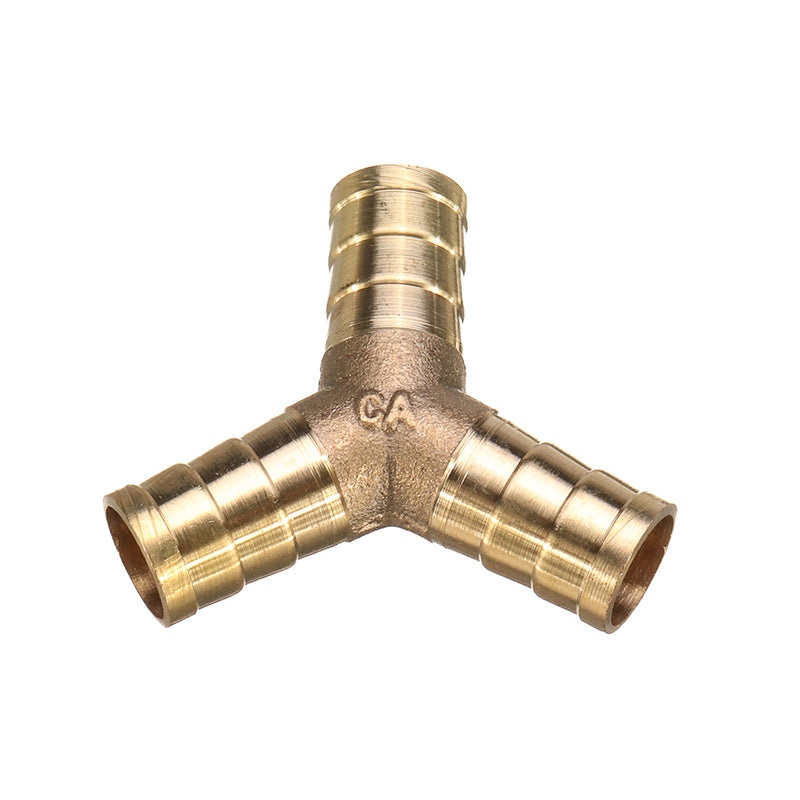 4pcs Pagoda Adapter Brass Barb Y Shape 3 Ways Pipes Fitting 6/8/10/12mm Pneumatic Component Hose Coupler