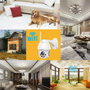Bakeey 1080P HD Smart Wifi Speed Dome Camera Night Vision 360 Degree Auto Tracking 5x Zoom IP66 Waterproof Outdoor Surveillance CCTV Monitor