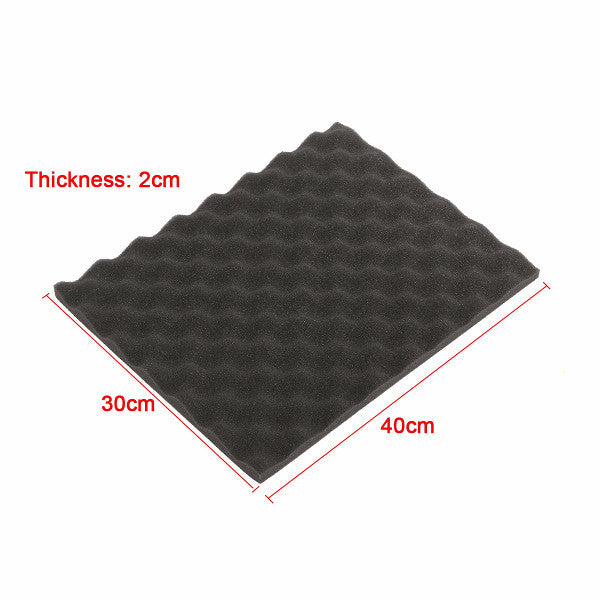 6Pcs Acoustic Sound Treatment Convoluted Egg Profile Foam Panels