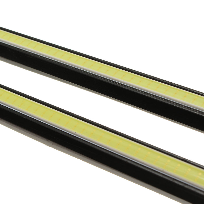 20cm COB LED DRL Daytime Running Lights Car Driving Fog Strip Lamp 12V 5W White 2PCS