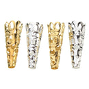 50Pcs Silver Gold Cone Petunia Care Caps DIY Jewelry