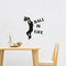 1PC Hot Sale Wallpaper Ball Is Life Playing Basketball Sport Wall Sticker for Kids Rooms Mural Decor