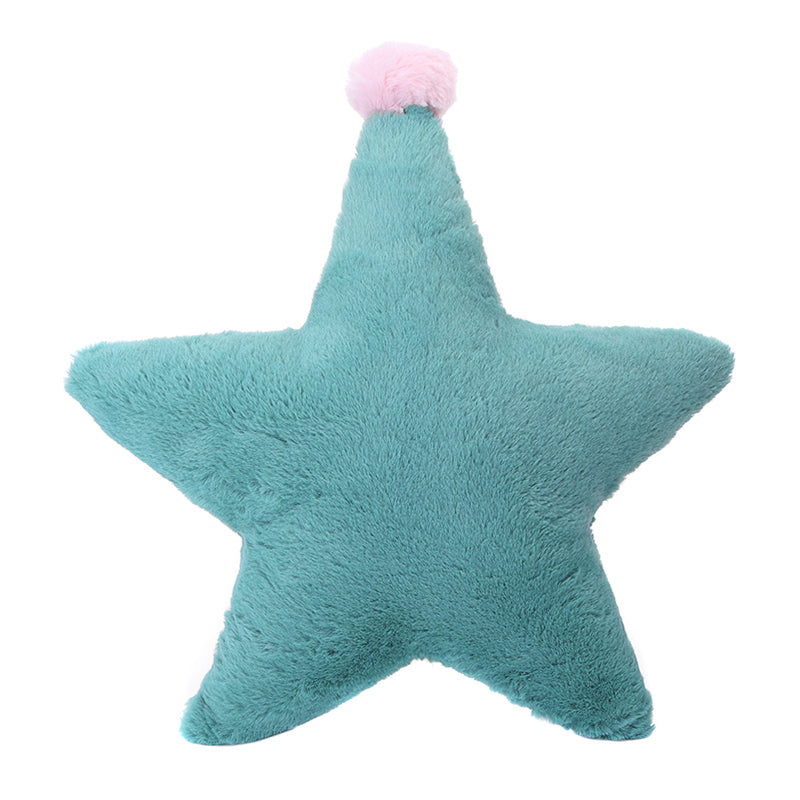 Home Baby Room Sofa Cushion Star Moon Heart Triangle Soft Travel Plush Pillow