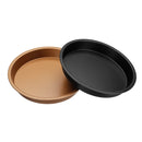 8 Inch Non-stick Pizza Pan Tray Plate Round Carbon Steel Fit for 4.2-6.8QT Air Fryer