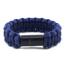 IPRee EDC Outdoor Survival Bracelet Camping Emergency Paracord Tool Kits USB Android Data Cable