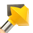 1/2 Inch Shank Bird Mouth Glue Joint Router Bit Milling Cutter for Woodworking