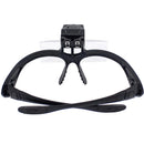 9892B 1.0/1.5/2.0/2.5/3.5X Headbrand Magnifier Magnifying Glass Eye Repair Loupe 2 LED Light