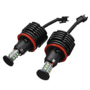Pair H8 120W Daytime Running Lights White Angel Eyes Halo Bulb For BMW E90 E92 E82 E60 E70