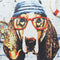 Modern Animal 3D Waterproof Polyester Shower Curtain Dog Octopus Pattern With 12 Plastic Hooks For Bath And Shower