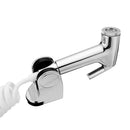 ABS Portable Bidet Sprayer Set Handhold Toilet Bidet Retractable w/ Spring 1/2" Hose  Adapter Free Mounting Bracket Toilet Cleaning Tool