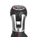 Leather Shifter Gear Shift Knob With Boot Cover 5 Speed Handle For VW Golf Mk7 GTI 2013-2017