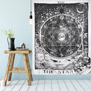 210cm Sun Star Moon Tarot Tapestry Hippie Wall Hanging Blanket Room Home Decor