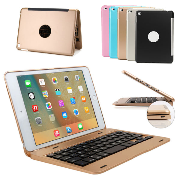 Aluminum Alloy Wireless bluetooth Keyboard Case For iPad Mini 4