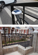 2pcs 9 LED Solar Powered Wall Light Waterproof Outdoor Garden Fence Landscape Lamp