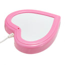 USB Charging Portable Heart-Shaped Electric Warmer Cup Bottle Mat Coffee Cup Heater Mug Pad